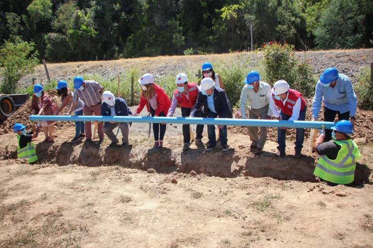 Comenzó la construcción del APR “Llepo-Peñasco” al interior del Santuario Achibueno