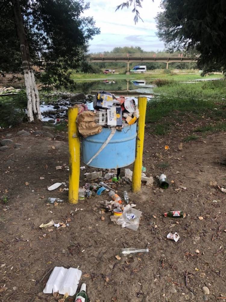 El total abandono del balneario popular "Riberas del Ancoa"