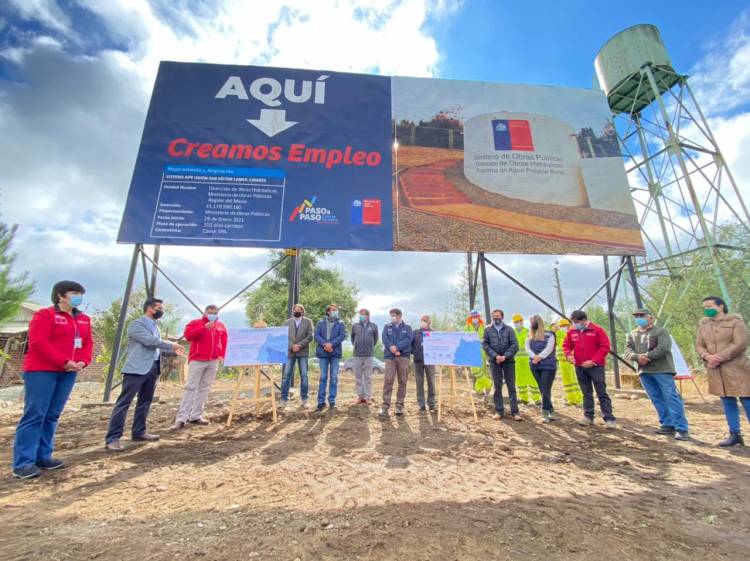 Inician obras de APR Unión San Víctor Álamos