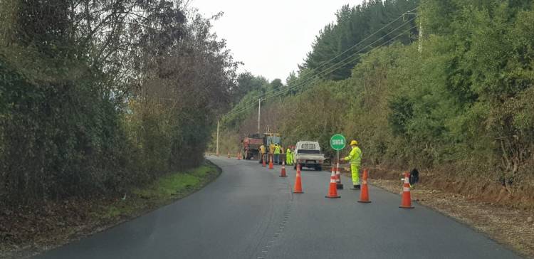 MOP realiza mejoramiento  de la ruta turística Linares-embalse Ancoa