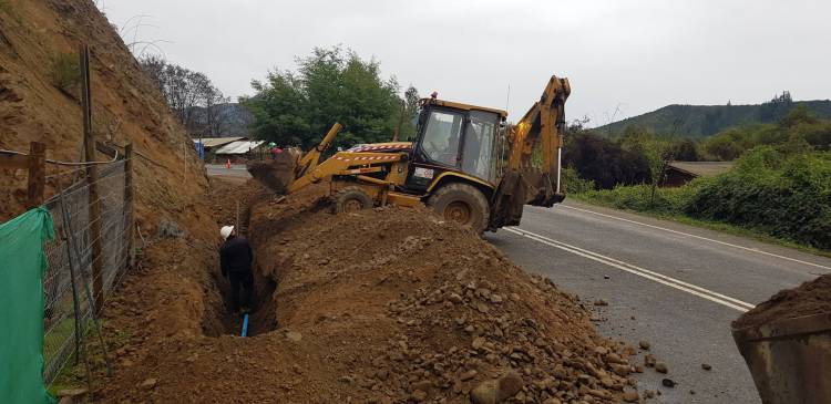 Seremi del MOP destaca importante avance en proyecto de agua potable Llepo-Peñasco en el Santuario Achibueno