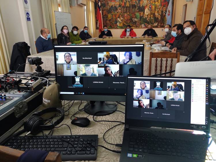 Con problemas de audio debutó la transmisión del Concejo Municipal de Linares